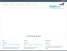 Tablet Screenshot of fuelcon.com